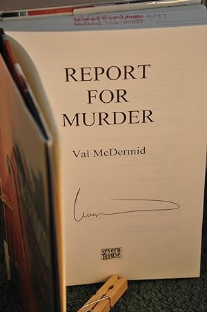 Seller image for Report for Murder **SIGNED** for sale by Longs Peak Book Company