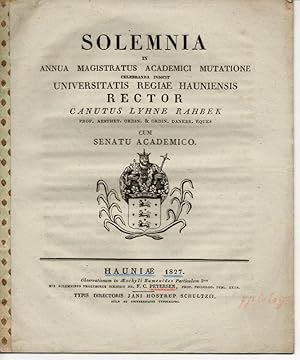 Observationum in Aeschyli Eumenides Particulam Irem His Solemnibus Prolusurus. Solemnia in annua ...