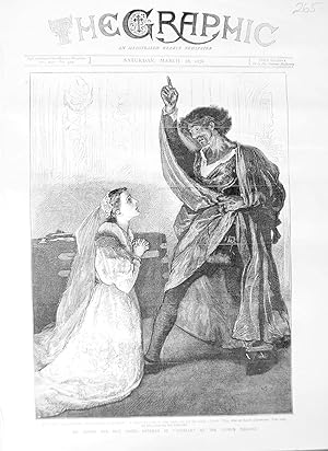 Image du vendeur pour Mr. Irving and Miss Isabel Bateman in "Othello" at the Lyceum Theatre mis en vente par Theatreshire Books