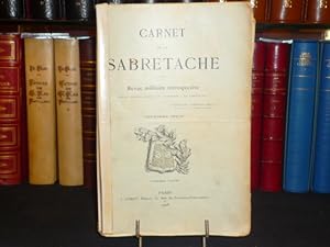 Imagen del vendedor de CARNET de la SABRETACHE. Revue militaire rtrospective. Anne 1906 broche complte. a la venta por Tir  Part