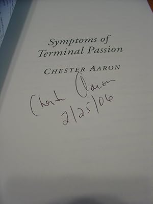 Image du vendeur pour Symptoms of Terminal Passion mis en vente par Eastburn Books
