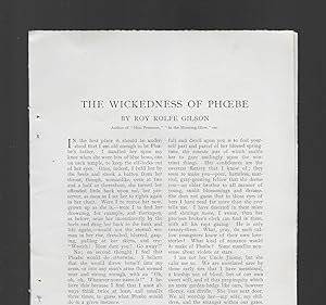 Seller image for The Wickedness Of Phoebe for sale by Legacy Books II