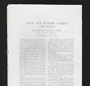 Bild des Verkufers fr How The Widow Tamed The Wild zum Verkauf von Legacy Books II