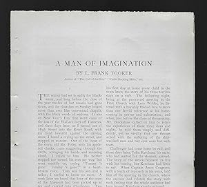 Bild des Verkufers fr A Man Of Imagination zum Verkauf von Legacy Books II
