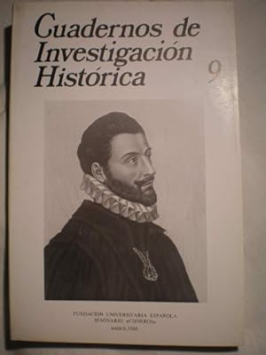 Seller image for Cuadernos de investigacin histrica. Num. 9 , 1985 for sale by Librera Antonio Azorn