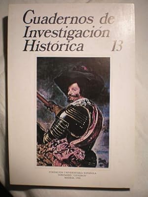 Imagen del vendedor de Cuadernos de investigacin histrica. Num. 13 , 1990 a la venta por Librera Antonio Azorn