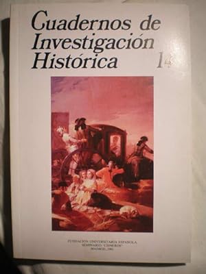 Bild des Verkufers fr Cuadernos de investigacin histrica, Num. 14 , 1991 zum Verkauf von Librera Antonio Azorn