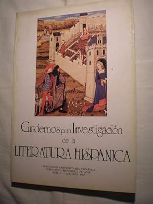 Imagen del vendedor de Cuadernos para investigacin de la literatura hispnica. Num. 8 , 1987 a la venta por Librera Antonio Azorn