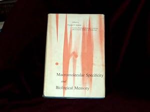 Seller image for Macromolecular Specificity and Biological Memory; for sale by Wheen O' Books