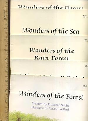 Seller image for Wonders of the Rain Forest / What Makes it Rain : The Story of a Raindrop / Wonders of the Forest / Wonders of the Sea / Wonders of the Desert [Pictorial Children's Readers, Nature Primers ] for sale by GREAT PACIFIC BOOKS