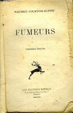Seller image for Fumeurs 3� �dition. for sale by Le-Livre