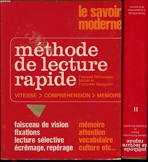 Seller image for COURS DE LECTURE RAPIDE vitesse/Comprhension/Mmoire - En 2 tomes : Thorie et application / Exercices pratriques for sale by Le-Livre