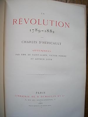 La REVOLUTION 1789-1882
