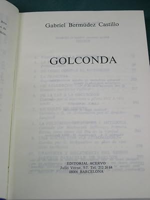 Seller image for GOLCONDA for sale by LIBRERIA  SANZ