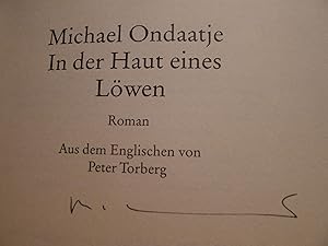 Imagen del vendedor de In der Haut eines Lwen, Roman, Aus dem Englischen von Peter Torberg, a la venta por Wolfgang Rger