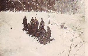 FOTOGRAFIA DE LA SEGUNDA GUERRA MUNDIAL. SOLDADOS ALEMANES EN EL FRENTE (ORIGINAL).