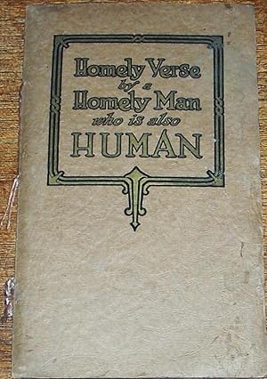 Seller image for Homely Verse By a Homely Man Who is Also Human for sale by My Book Heaven