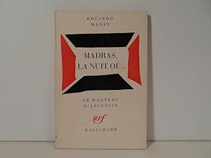 Immagine del venditore per Madras, la nuit ou. venduto da Bidonlivre