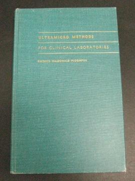 Imagen del vendedor de Ultramicro Methods for Clinical Laboratories a la venta por Page 1 Books - Special Collection Room