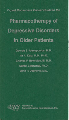 Bild des Verkufers fr Pharmacotherapy of Depressive Disorders in Older Patients zum Verkauf von Don's Book Store