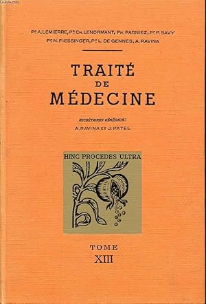 Seller image for TRAITE DE MEDECINE TOME 13 - maladies des glandes endocrines. for sale by Le-Livre