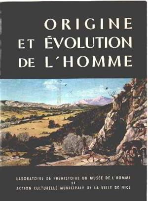 Origine et evolution de l'homme