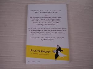 Bild des Verkufers fr Pigeon English - 1st EDITION PROOF/ARC zum Verkauf von Mungobooks