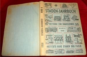 Bild des Verkufers fr Staden - Jahrbuch. Beitrge zur Brasilkunde. Band 6 von 1958. zum Verkauf von Antiquariat Clement
