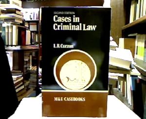 Seller image for Cases in Criminal Law (The M & E Casebooks series). for sale by Antiquariat Michael Solder