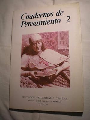Imagen del vendedor de Cuadernos de pensamiento. Num. 2 , 1988. Homenaje a Manuel García Morente. a la venta por Librería Antonio Azorín