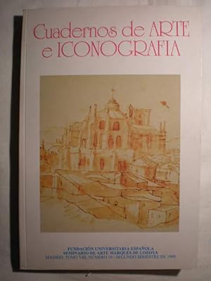 Bild des Verkufers fr Cuadernos de arte e iconografa. Tomo VIII. Num. 16 , 1999. zum Verkauf von Librera Antonio Azorn