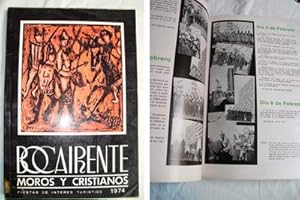 BOCAIRENTE 1974. Programa de fiestas a San Blas. Moros y Cristianos