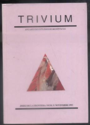 TRIVIUM. ANUARIO DE ESTUDIOS HUMANISTICOS Nº 5