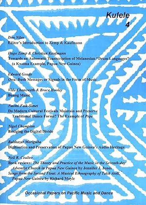 Seller image for Kulele 4: Occasional Papers on Pacific Music and Dance for sale by Masalai Press