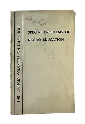 Special Problems of Negro Education