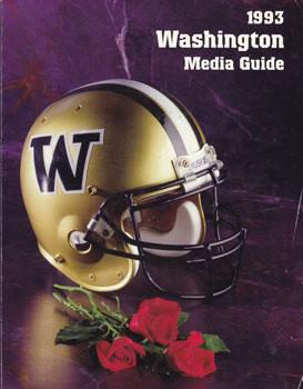 Immagine del venditore per 1993 University of Washington Football Media Guide. venduto da Wittenborn Art Books