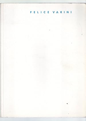 Bild des Verkufers fr FELICE VARINI - BIENNALE DI VENEZIA 1988 SVIZZERA CHIESA DI SAN STAE zum Verkauf von ART...on paper - 20th Century Art Books