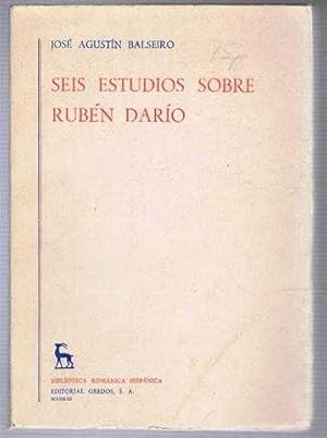 Bild des Verkufers fr Seis Estudios Sobre Ruben Dario zum Verkauf von Bailgate Books Ltd