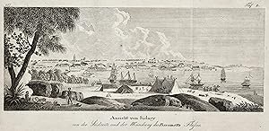 Ansicht von Sidney von der S dseite, und der M ndung des Parramatta Flusses.