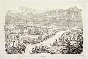 Innsbruck von Weiherburg gesehen.