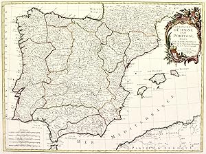 Les Royaumes d'Espagne et de Portugal.