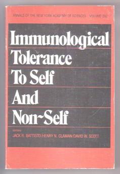 Seller image for Immunological Tolerance to Self and Non-Self : Proceedings of the New York Academy of Sciences, Annals of October 19-21, 1987 (Vol. 392) for sale by Ray Dertz