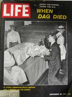 Seller image for Life Magazine September 29, 1961 -- Cover: Dag Hammarskjold Funeral for sale by Moneyblows Books & Music