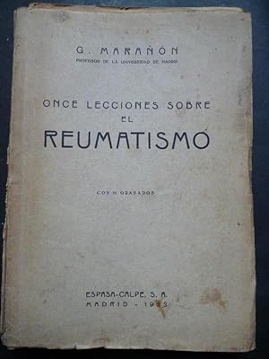 Imagen del vendedor de Once Lecciones sobre el Reumatismo. a la venta por Carmichael Alonso Libros