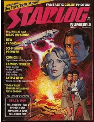 Immagine del venditore per Starlog # 2 . The Magazine of the Future Nov. 1976 venduto da Nessa Books