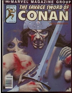 Seller image for The Savage Sword of Conan, # 62 March 1981, .Temple of the Tiger, The One Black Stain for sale by Nessa Books