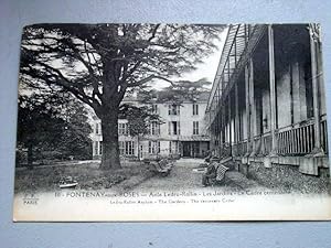 Bild des Verkufers fr Carte Postale Ancienne - 10 - FONTENAY-AUX-ROSES - Asile Ledru-Rollin. Les Jardins. Le cdre centenaire. zum Verkauf von JOIE DE LIRE