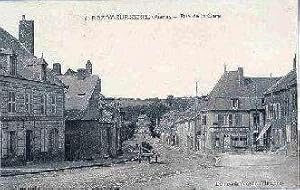 Carte Postale Ancienne - ROZOY-SUR-SERRE - Rue de la Gare.