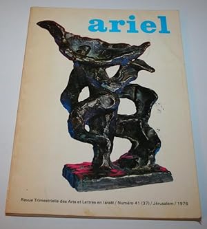 ARIEL N° 41 Revue des Arts et des Lettres en Israël.