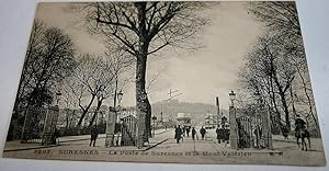 Carte Postale Ancienne - SURESNES - La porte de Suresnes et le Mont Valérien. - 3303.